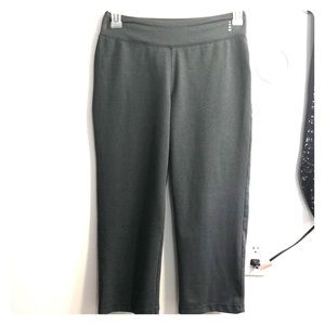 NWOT~ Land’s End -Gray cropped joggers sweats